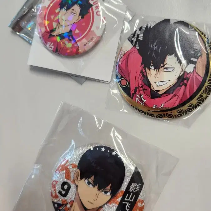 [BUNJANG] Haikyuu!! Kageyama Tobio &amp; Kuroo Tetsurou Can Badges (Bundle Set) / 하이큐 카게야마 쿠로오 캔뱃지