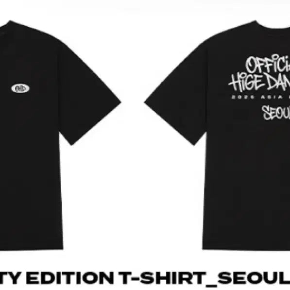 [BUNJANG] Official HIGE DANJI Pop-Up Seoul T-Shirt - XL / 히게단 팝업 서울 반팔 티셔츠 XL