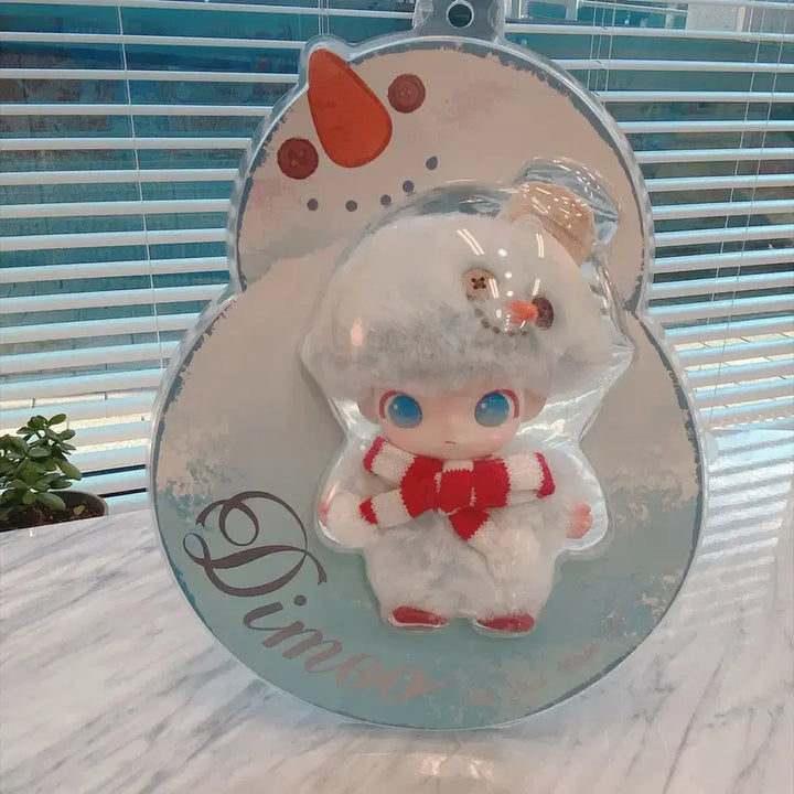 [BUNJANG] Pop Mart Dimoo Snowman Keyring / 팝마트 디무 스노우맨 키링 (바로배송 가능)