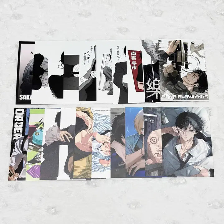 [BUNJANG] Sakamoto Days Printing Box &amp; Postcard Set - Nagumo Shin Natsuki Bundle / (일괄 가격) 사카모토데이즈 프린팅 박스 프박 엽서 나구모 신 나츠키