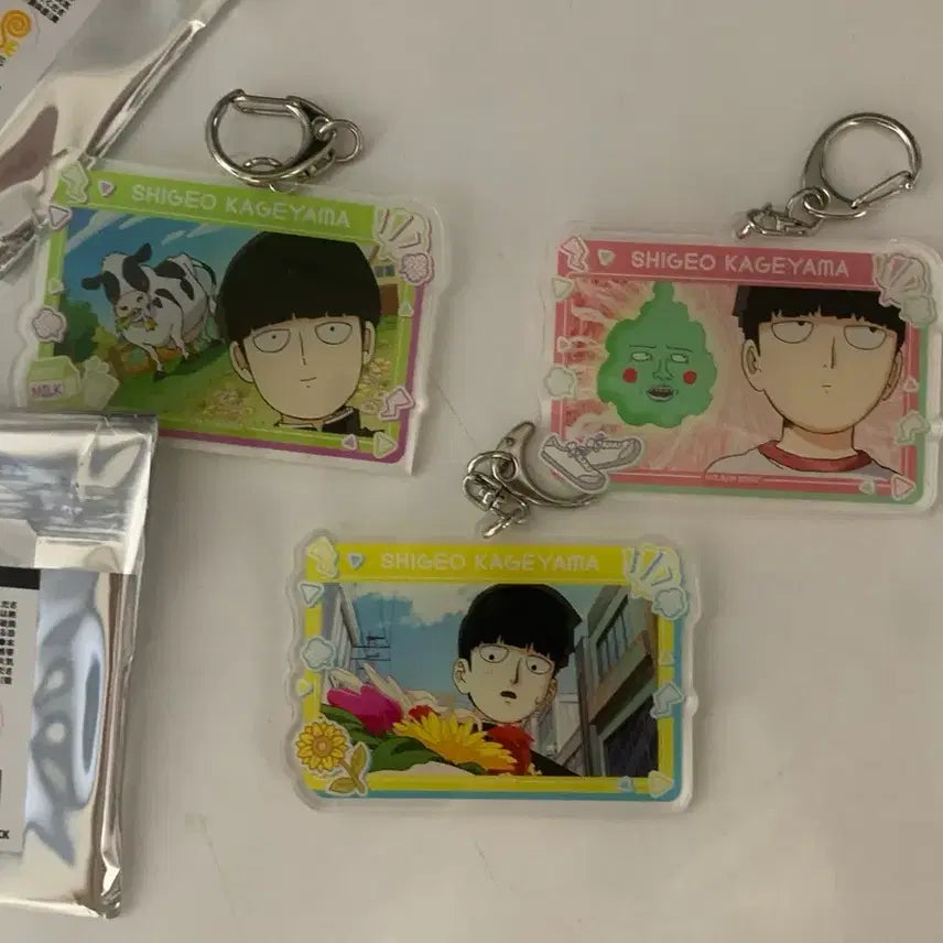 [BUNJANG] Mob Psycho 100 Mobu Shigeo Scene Acrylic Keychain / 모브사이코100 몹싸 장면 아크릴 키링 모브 시게오