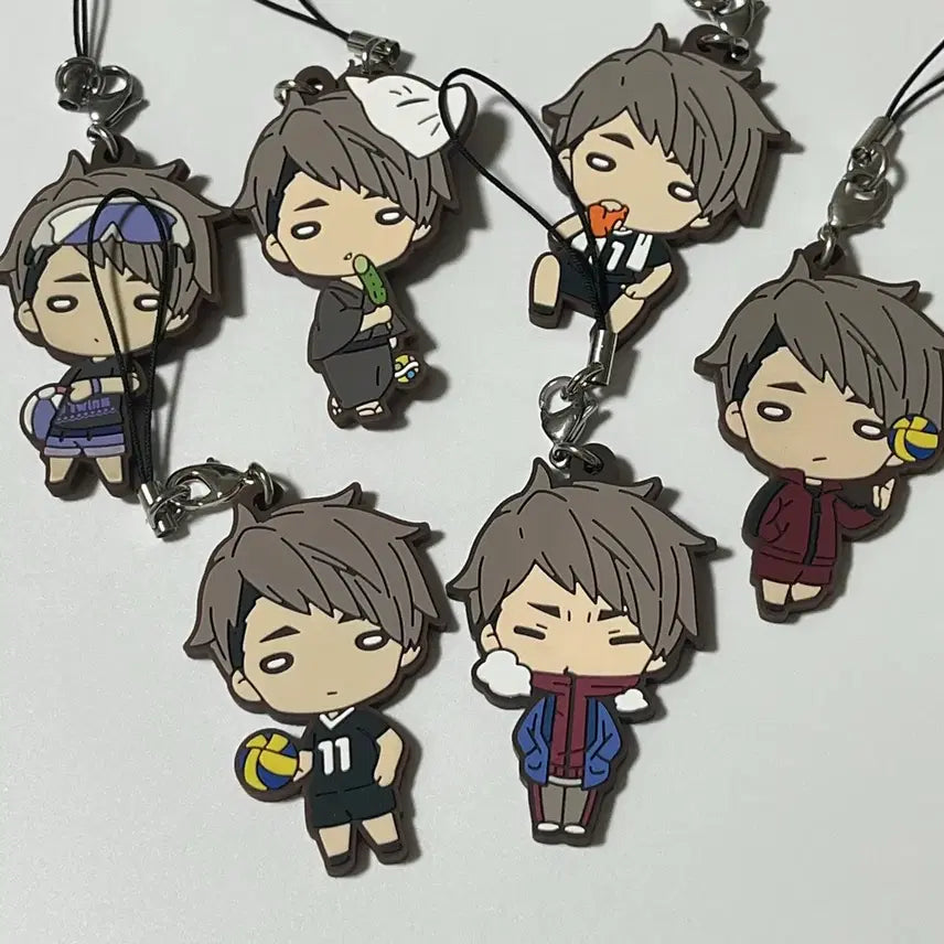 [BUNJANG] Haikyuu!! Osamu Nitotan Rubber Strap / 하이큐 니토탄 러버스트랩 오사무