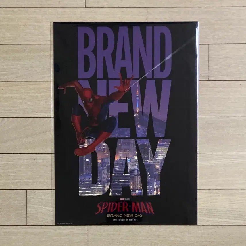 [BUNJANG] Spider-Man: Brand New Day Original Ticket, Pin Badge, PET Poster Set / [스파이더맨: 브랜드뉴데이] 오리지널티켓 AB/핀뱃지/PET포스터