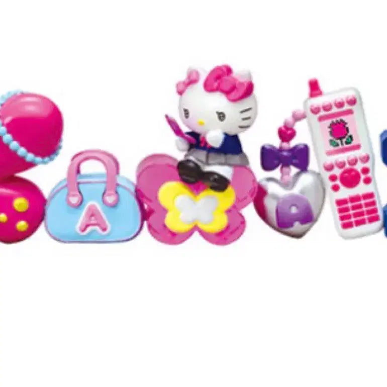 [BUNJANG] Sanrio Word Gacha "Kawaii" Miniature Figure / 헬로 키티 워즈 리멘트 컬렉션 산리오 워드 가챠 6번 카와이