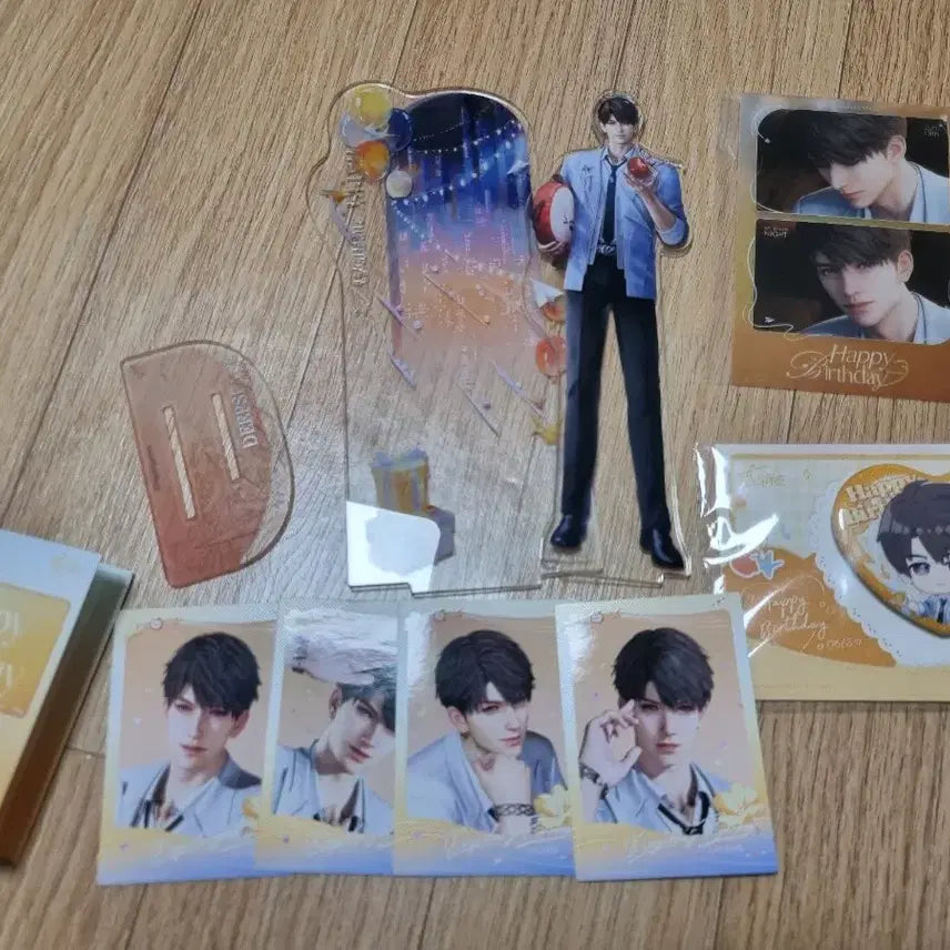 [BUNJANG] Hoozoo Birthday Acrylic Stand, Polaroid, Badge, Special Edition, Love Deep Space / 하우주 생일 아크릴스탠드 폴라로이드 뱃지 특전 럽딥 러브앤딥스페이스 판매