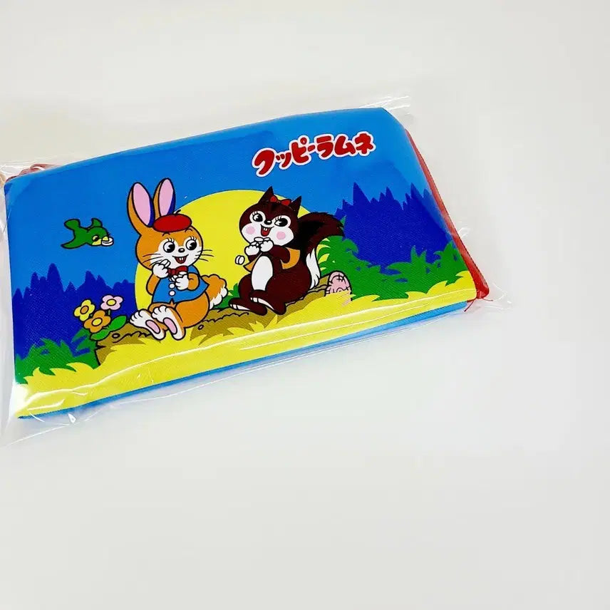 [BUNJANG] Coopie Ramune Pouch Rabbit Squirrel Design / 쿠피 라무네 파우치 새상품 일본내수용 토끼 다람쥐 데일리용 여행용 화장품 펜슬 수납