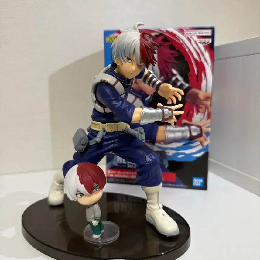 [BUNJANG] My Hero Academia Shoto Todoroki Amazing Heroes Vol. 29 Figure + Chibi Figure / 나의히어로아카데미아 토도로키 쇼토 어메이징 히어로즈 피규어 vol.29 +쪼꼬미 피규어