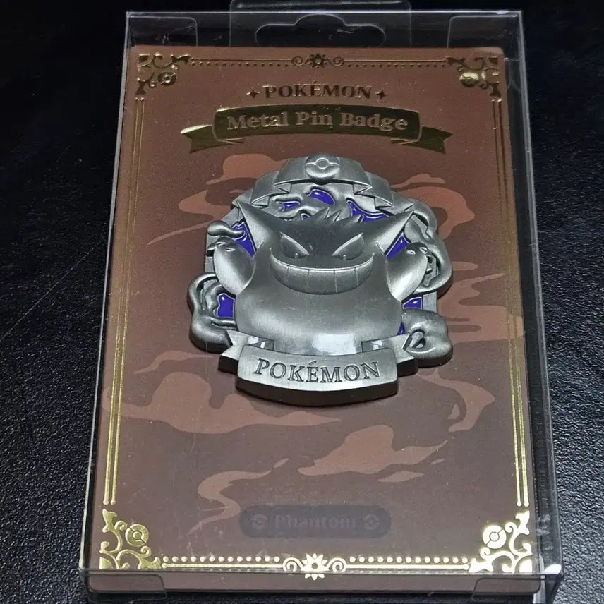 [BUNJANG] Pokemon Store Eternal Antique Metal Phantom Pin Badge / 포켓몬 스토어 METAL 팬텀 핀뱃지