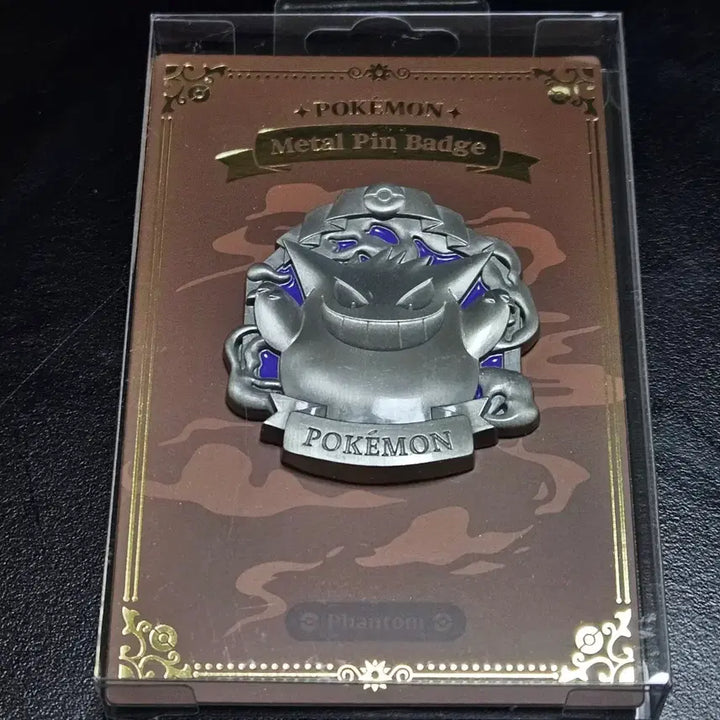 [BUNJANG] Pokemon Store Eternal Antique Metal Phantom Pin Badge / 포켓몬 스토어 METAL 팬텀 핀뱃지