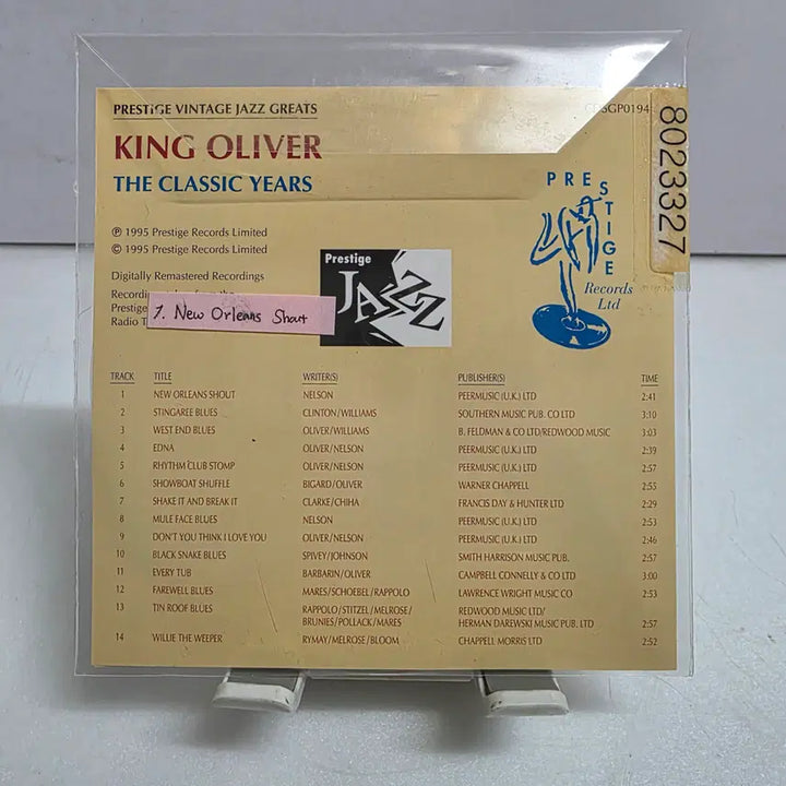 [BUNJANG] King Oliver The Classic Years CD / 킹 올리버(King Oliver) The Classic Years