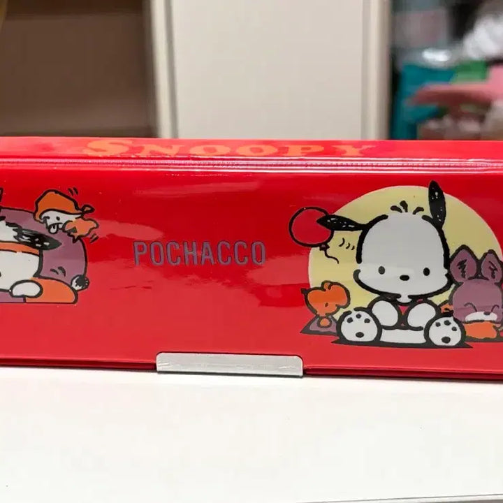 [BUNJANG] 1994 Sanrio Pochacco Magnetic Pencil Case / 1994년 고전 포차코 자석 필통