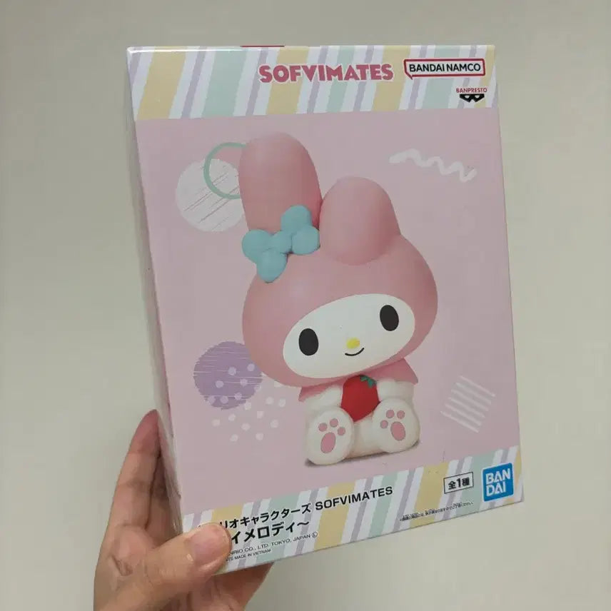 [BUNJANG] Sanrio My Melody Sofubi Figure / 산리오 마이멜로디 마멜 소프비 벡 피규어 방꾸템 선물용