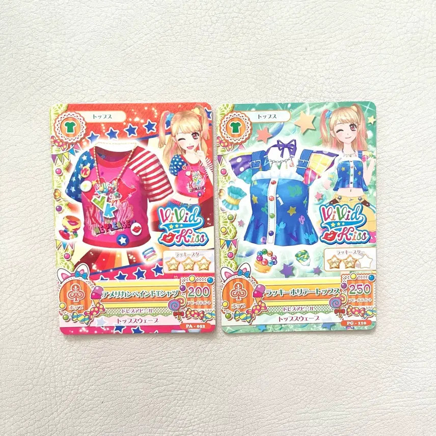 [BUNJANG] Aikatsu Mikuru Miru Japanese Limited Edition Rare Card Vivid Kiss Band Bonus / 아이카츠 미쿠루 미르 일판 희귀 카드 비비드키스 밴드 부속 특전 고전