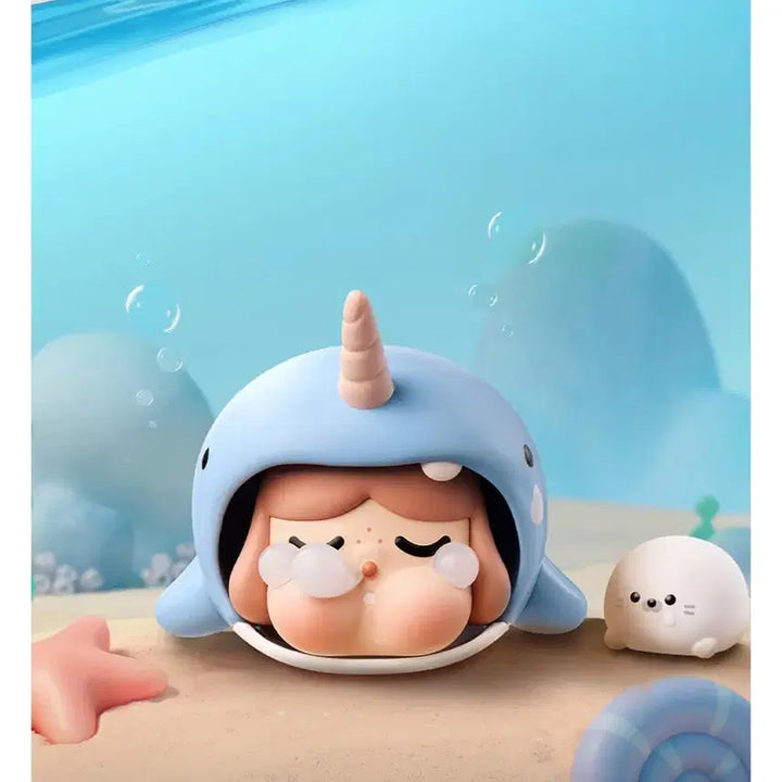 [BUNJANG] Pop Mart Crybaby The Narwhal Figure / 정품 새상품)팝마트 크라이베이비 눈물 바다 피규어 The Nalwhal