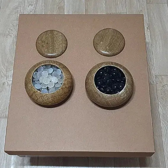 [BUNJANG] Shinbija Go Board, Agate &amp; Jade Go Stones, Jade Go Container / 바둑판 초극상 신비자  바둑판 과 마노 옥바둑알과 옥 바둑통