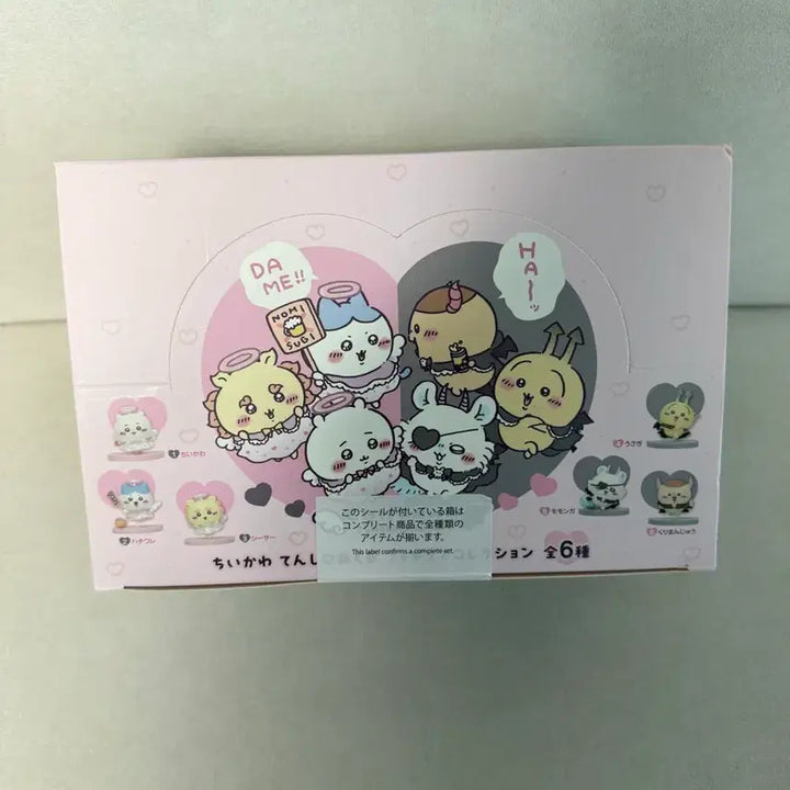 [BUNJANG] Chiikawa Angel &amp; Devil Figure Set (6 Types) / 미개봉 풀박스 치이카와 천사 악마 피규어 6종 먼작귀 하치와레 우사기 모몽가