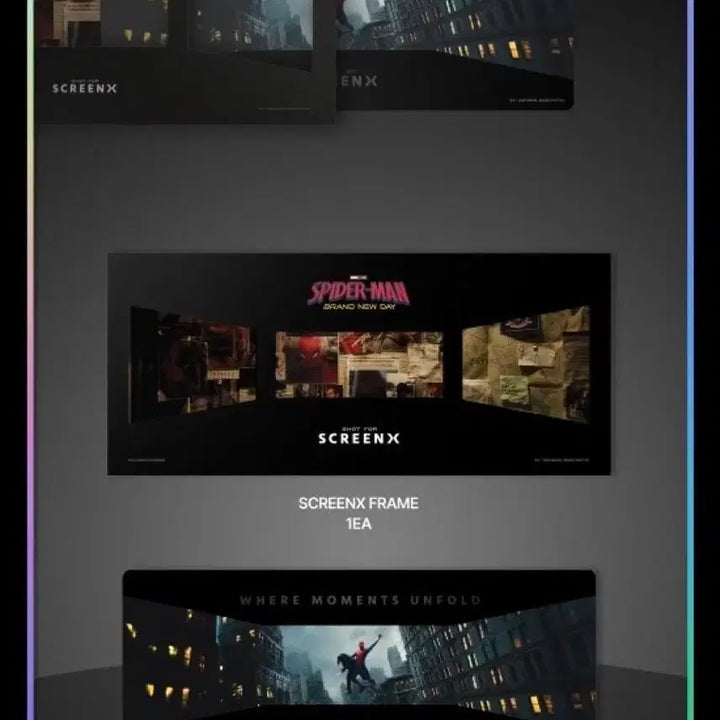 [BUNJANG] Spider-Man: Brand New Day SCREENX Frame + Ticket Set / 스파이더맨 특전 스크린엑스 프레임+티켓 세트