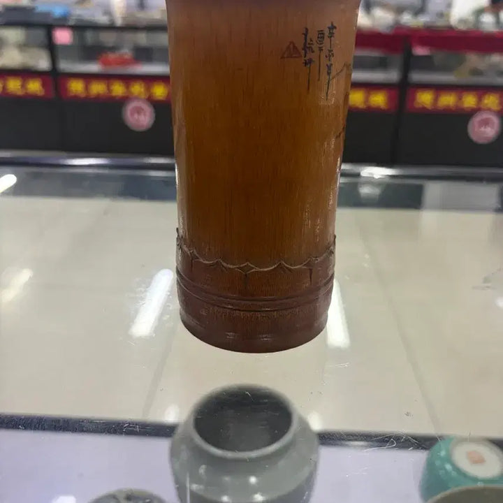 [BUNJANG] 1970-1980s Bamboo Pencil Case / 70 80년대 대나무 필통(운송시간13일)