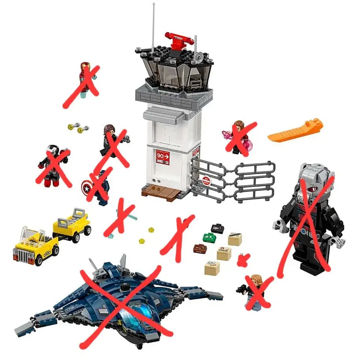 [BUNJANG] LEGO Marvel Civil War Airport Battle 76051 / (새제품) 레고 마블 시빌워 공항 벌크 76051