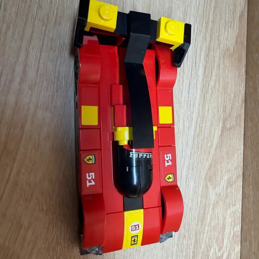[BUNJANG] LEGO Ferrari Racing Car 51 / 레고 페라리 레이싱카 51번