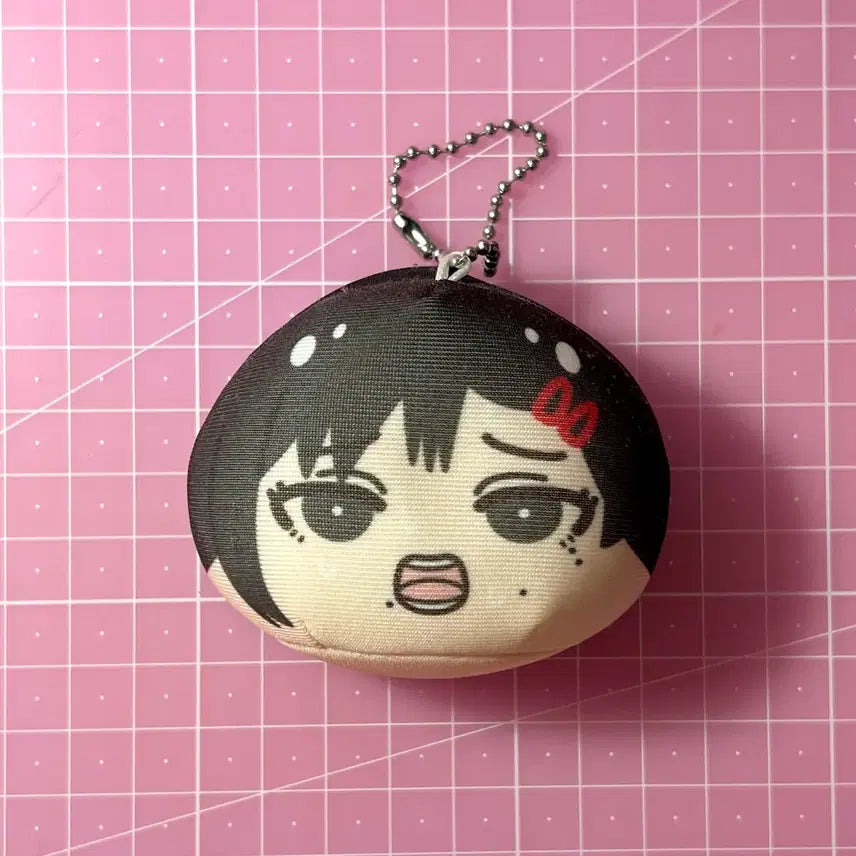 [BUNJANG] Chainsaw Man Kobeni Higashiyama Manju Mascot Plush / 체인소맨 레제편 히가시야마 코베니 만쥬 마스코트 누이구루미 인형