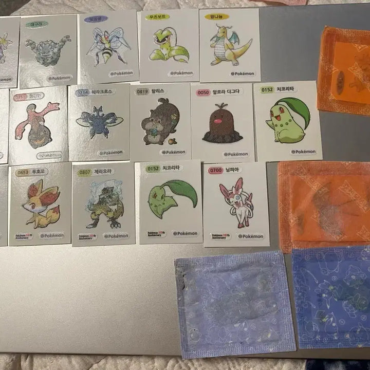 [BUNJANG] Pokemon Sticko Card Bundle Set / 포켓몬 띠부실 카드 일괄