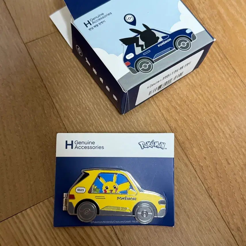 [BUNJANG] Hyundai Motors x Pokémon Metal Pin Badge Pikachu / 현대자동차 포켓몬 메탈 핀뱃지 피카츄