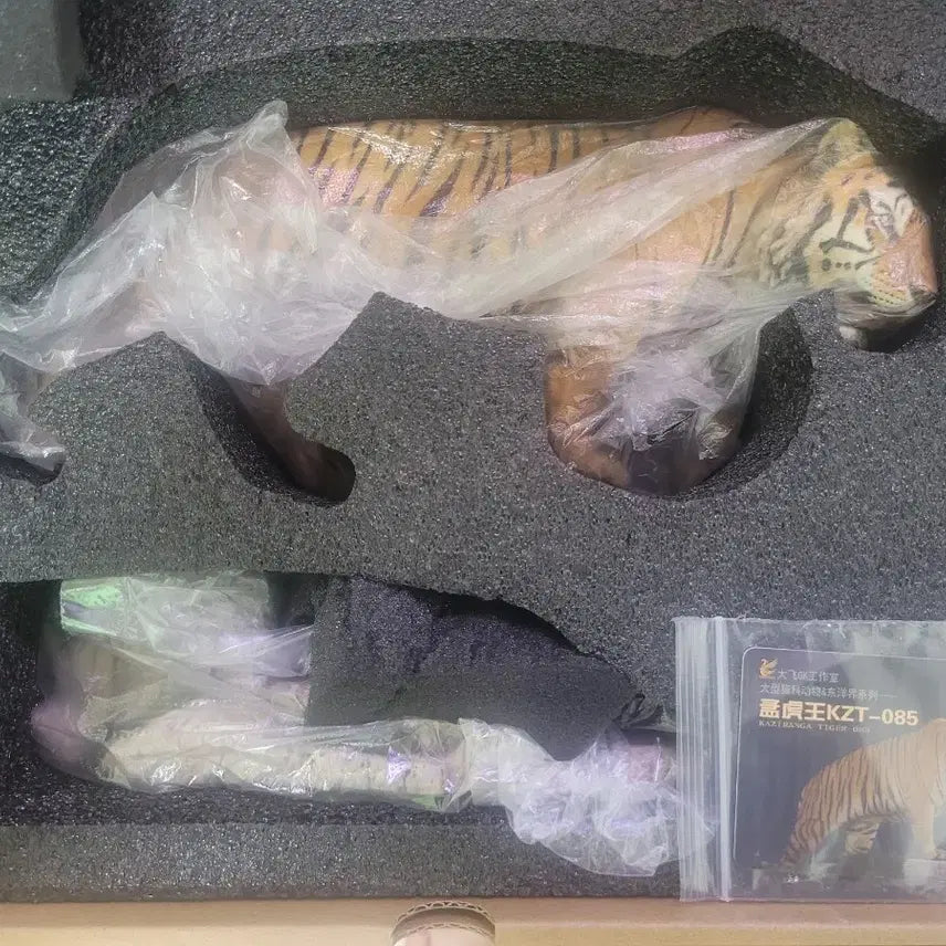 [BUNJANG] Dafei Studio 1:10 Bengal Tiger Figurine KZT085 / 1:10 다페이 스튜디오 KZT085 벵갈호랑이.
