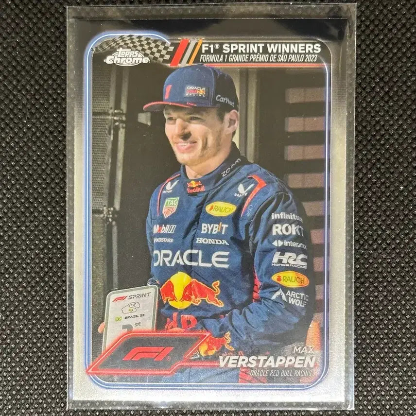 [BUNJANG] Max Verstappen 2024 F1 Topps Chrome Card / 2024 F1 탑스 크롬 막스 베르스타펜 카드