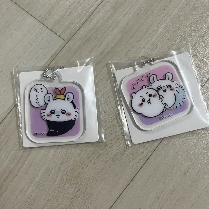 [BUNJANG] Momonga Mini Acrylic Keyring Set / 모몽가 미니 아크릴키링 2종일괄
