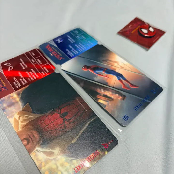 [BUNJANG] Spider-Man Brand New Day Special Ticket Set (2 types) + Badge CineQ Exclusive Goods Bundle / 스파이더맨 브랜드 뉴 데이 스페셜티켓 2종 + 뱃지 씨네큐 특전 굿즈 일괄 판매합니다.