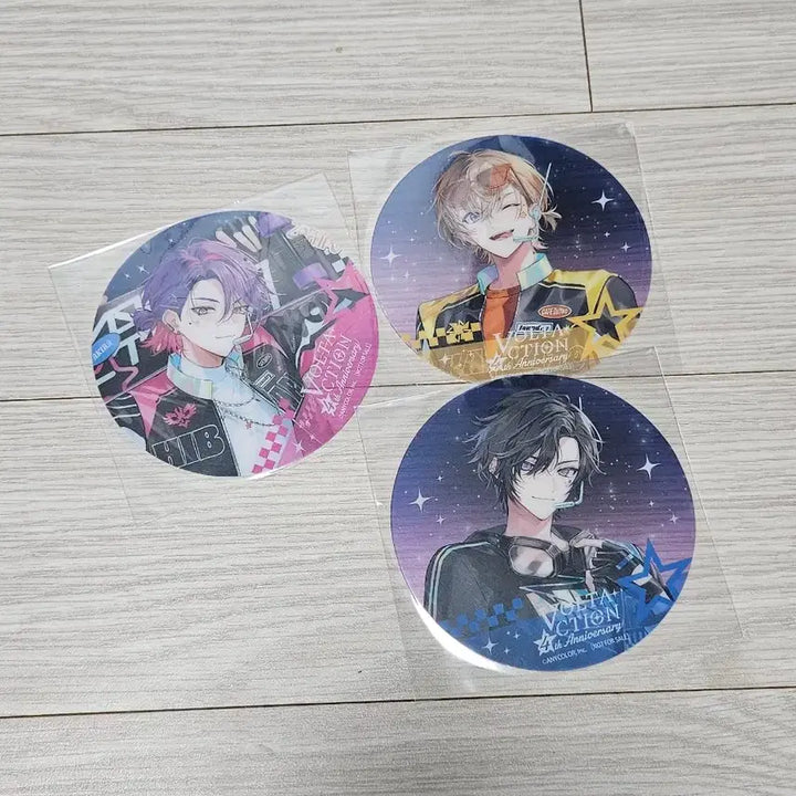 [BUNJANG] Voltaction Animate Exclusive Clear Coaster / VOLTACTION 볼텍션 4주년 애니메이트 특전 클리어 코스터 아키라 카나토