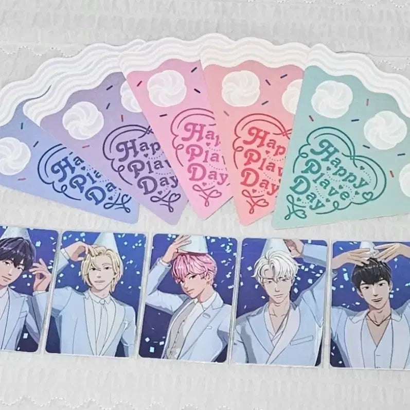 [BUNJANG] PLAVE 2nd Anniversary Popup Photocard &amp; Postcard Bundle Set / 플레이브 2주년 팝업 포카&amp;엽서