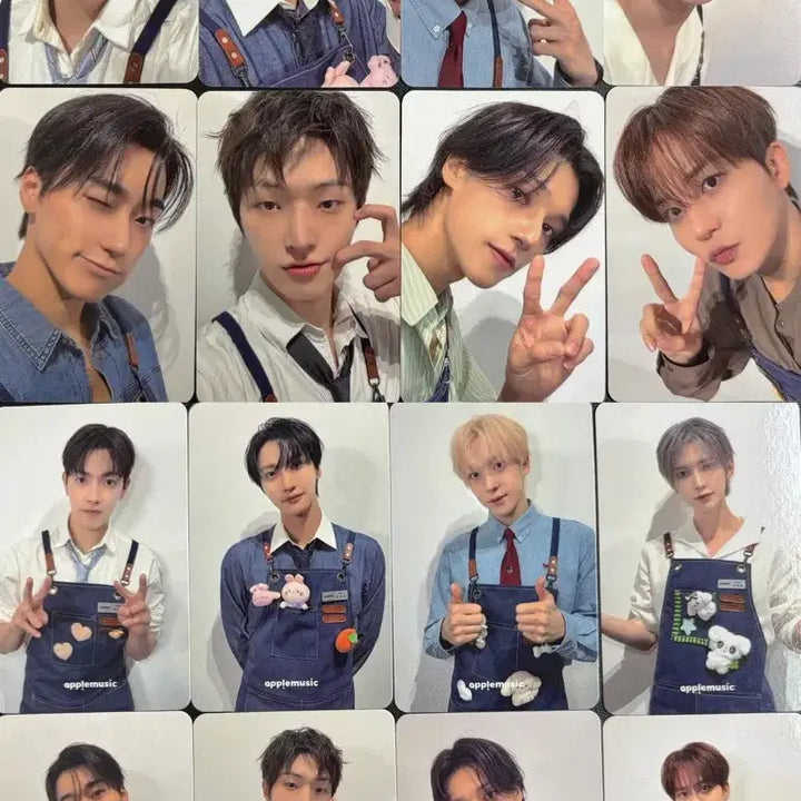 [SOLD OUT] [BUNJANG] ATEEZ Apple Music Fansign Cafe Event JuriStar Barista Double-Sided Photocard / 에이티즈 애플뮤직 팬싸 카페 이벤트 주리스타 바리스타 양면 포카 양도