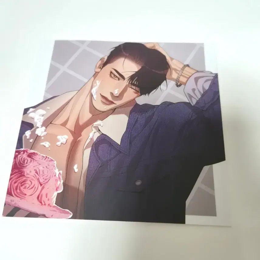 [BUNJANG] Kang Dushi Birthday Cafe Postcard / 조개소년 강두식 생일 카페 엽서 양도 레봄 레진