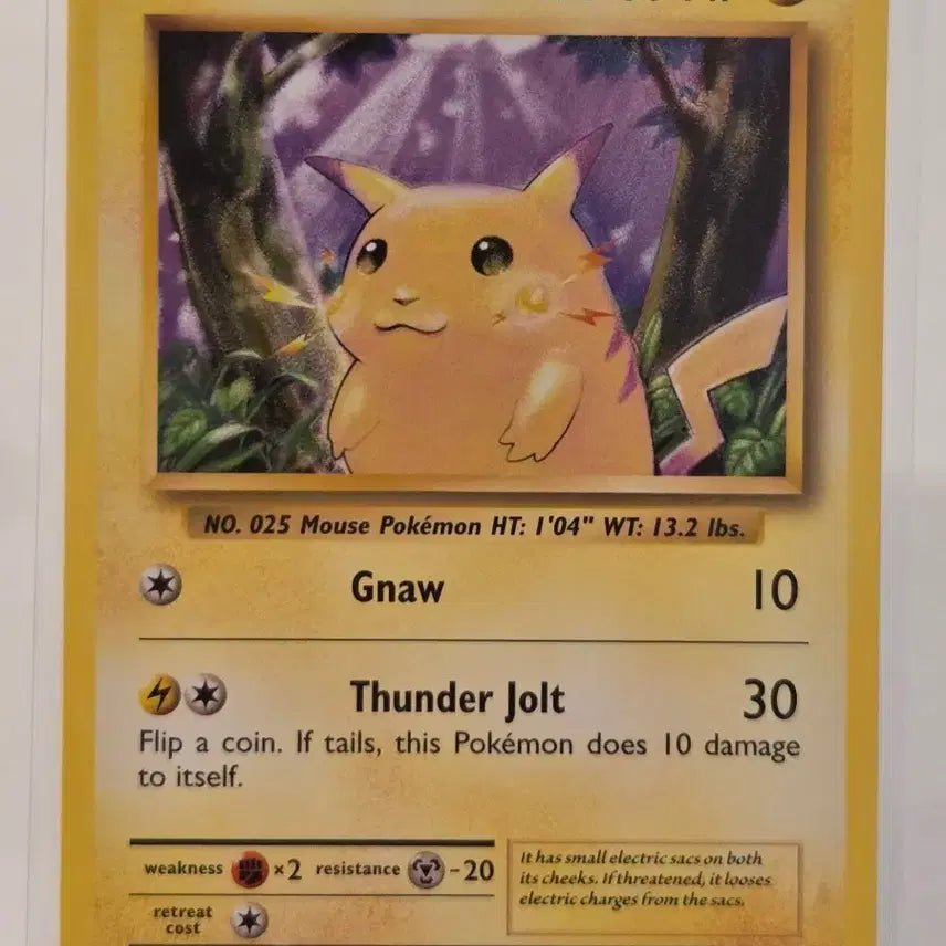 [BUNJANG] Pokemon Pikachu XY Evolutions (35/108) North American Version / [영판/북미판] 2016 20주년 포켓몬 카드 피카츄 / XY Evolutions (35/108)