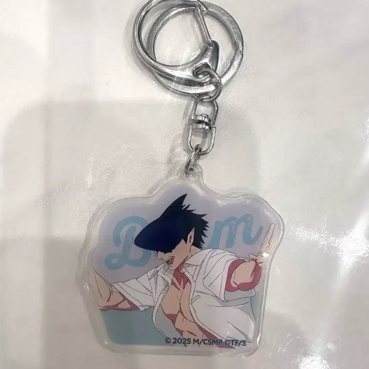 [BUNJANG] Chainsaw Man Beam Cafe Version Acrylic Keychain / 체인소맨 빔 카페버전 아크릴 키링.