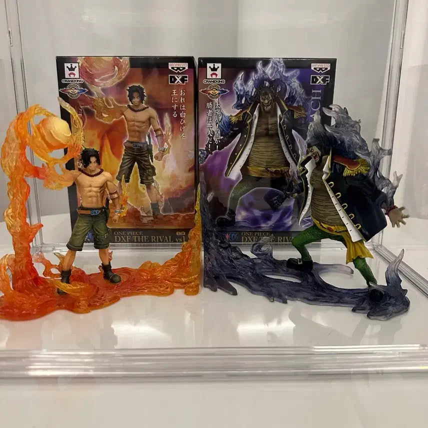 [BUNJANG] One Piece DXF The Rival Figure Ace &amp; Teach / 원피스 DXF 더 라이벌 피규어 에이스 &amp; 티치 팝니다.