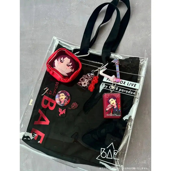 [BUNJANG] Muraikan Clear Tote Bag / 무뢰관 클리어 토트백
