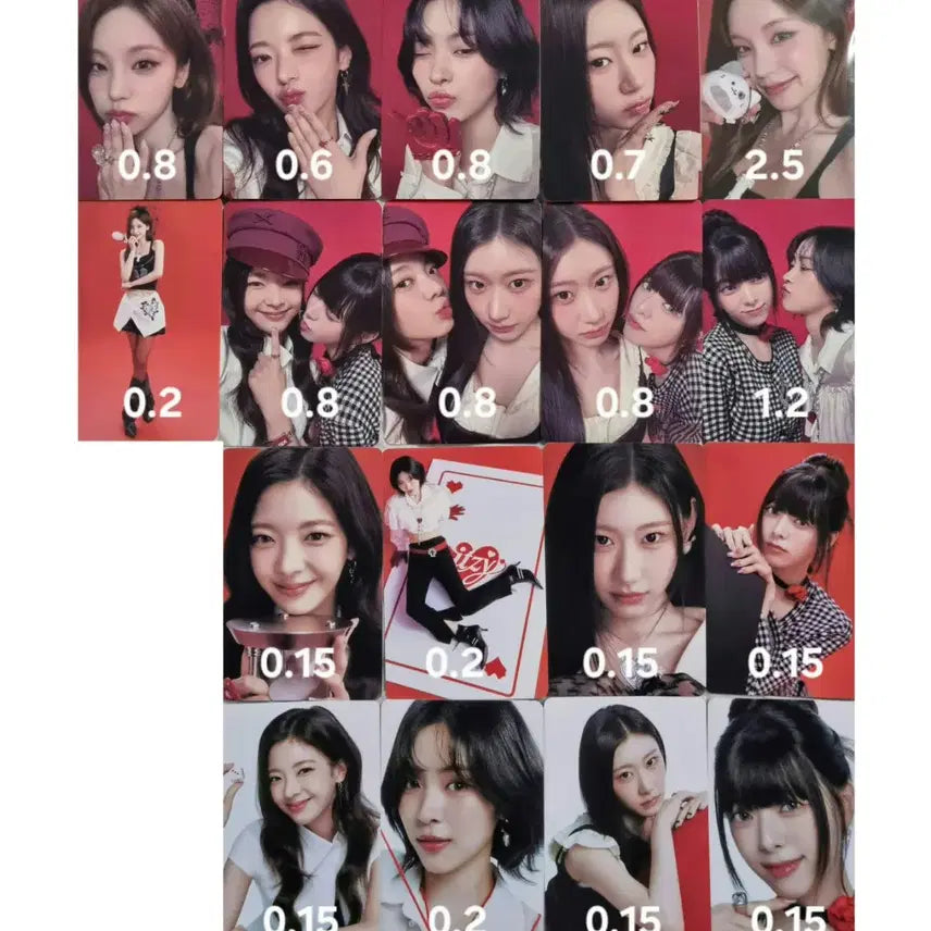 [BUNJANG] ITZY Fanmeeting Photocard Unit Trading Card / ITZY 있지 팬미팅 포카 엠디 유닛 트레카 트레이딩 카드 특전