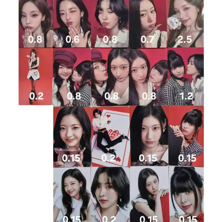 [BUNJANG] ITZY Fanmeeting Photocard Unit Trading Card / ITZY 있지 팬미팅 포카 엠디 유닛 트레카 트레이딩 카드 특전