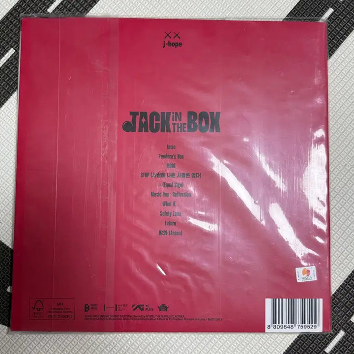 [BUNJANG] BTS J-Hope Jack In The Box LP (Sealed) / 방탄 제이홉 j-hope Jack In The Box LP 미개봉