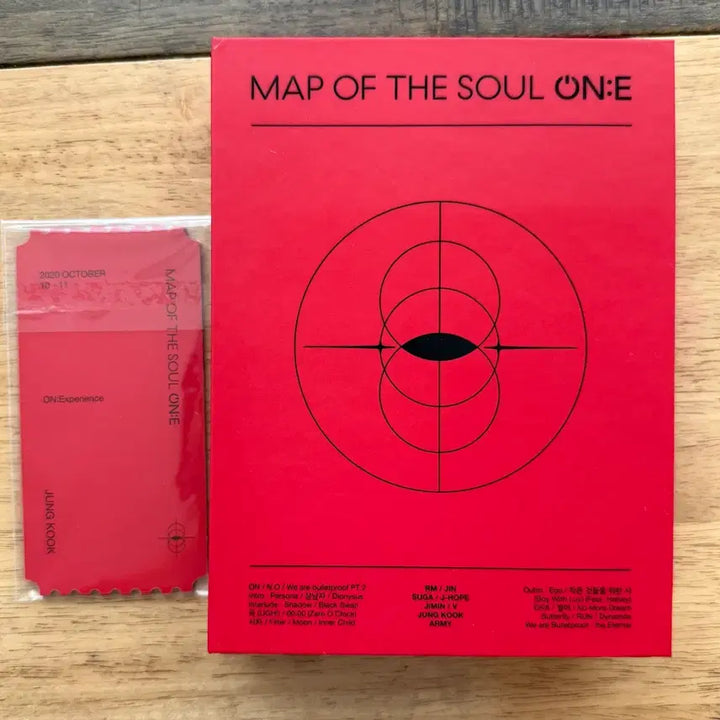[BUNJANG] BTS MAP OF THE SOUL ON:E DVD Photocard Bundle / 방탄소년단 MAP OF THE SOUL ONE DVD 포카포함