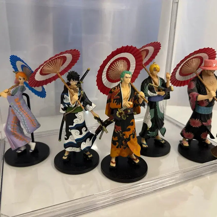 [BUNJANG] One Piece Styling Kimono Figure 5-Piece Set / 원피스 스타일링 기모노 피규어 5종 세트 팝니다.