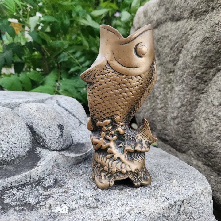 [BUNJANG] Dong Bronze Carp Pen Holder / 동브론즈 잉어필통