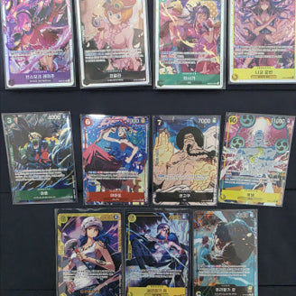 [BUNJANG] One Piece Card Game Rare Cards Bundle / 원피스카드 슈레,패레,시크 팝네다
