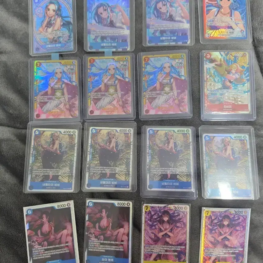 [BUNJANG] One Piece Card Game Nefertari Vivi SP Set / 원피스 카드게임 네펠타리 비비 sp등 일괄 판매