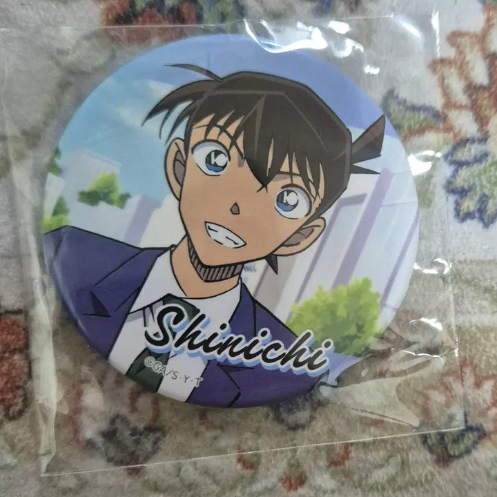 [BUNJANG] Detective Conan Shinichi Kudo Pin Button / 명탐정 코난 남도일 핀버튼 팝니다