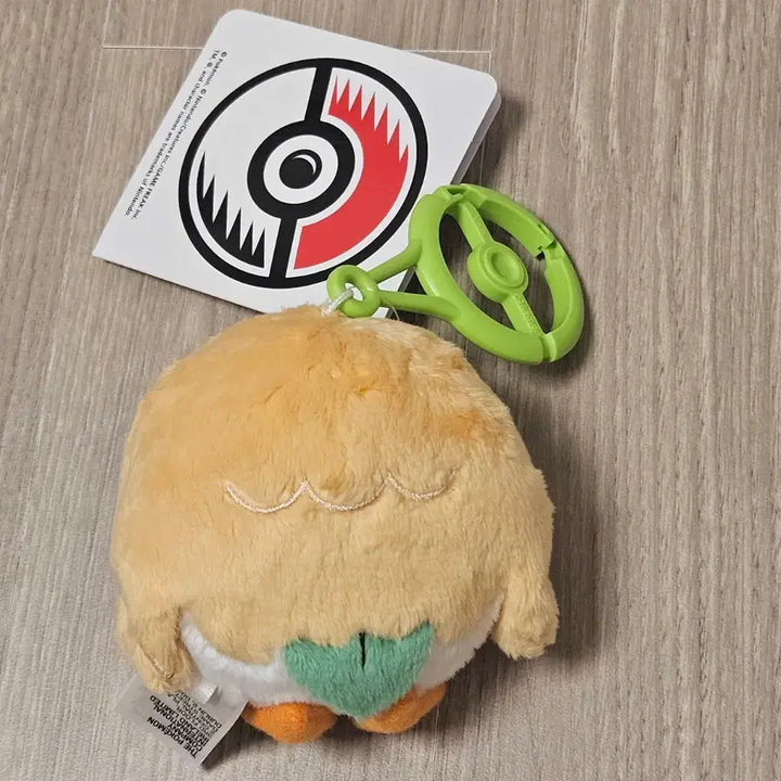 [BUNJANG] Pokemon Carabiner Mascot Rowlet Keyring Plush / 포켓몬스터 카라비너 마스코트 나몰빼미 키링 인형