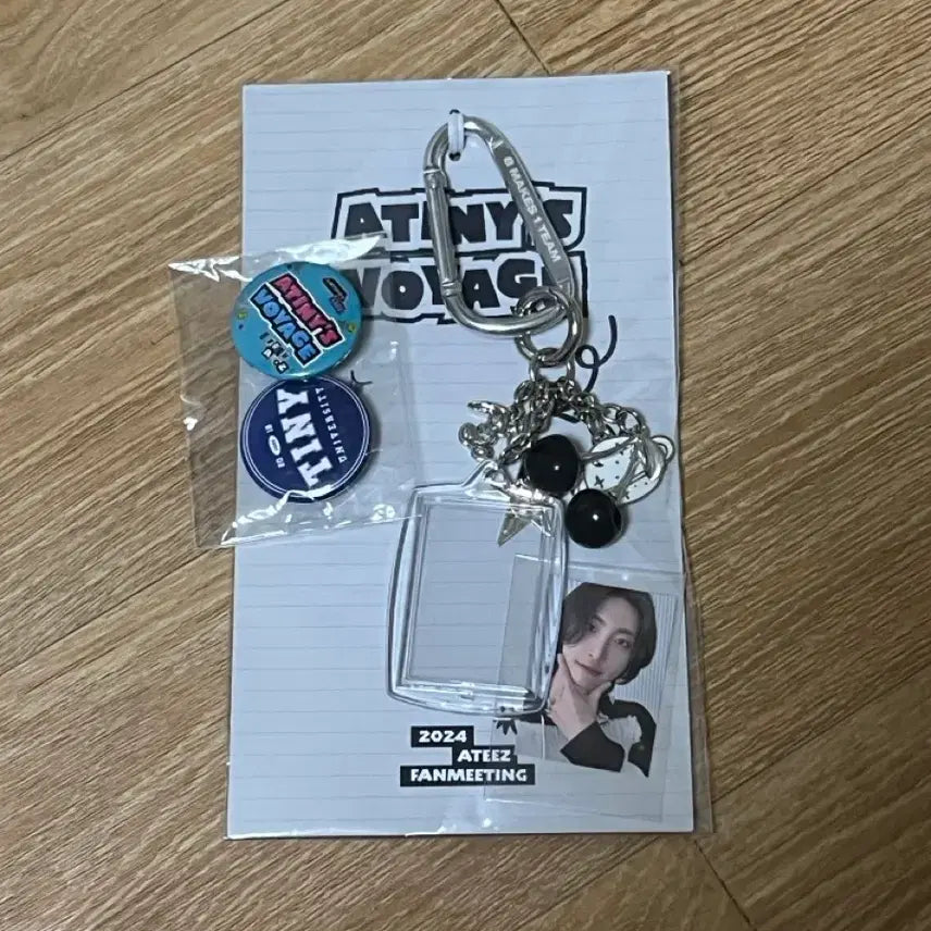 [BUNJANG] ATEEZ Seonghwa 2024 Fanmeeting Keyring (Sealed) / 2024 ATEEZ 에이티즈 팬미팅 키링 성화 (미개봉)